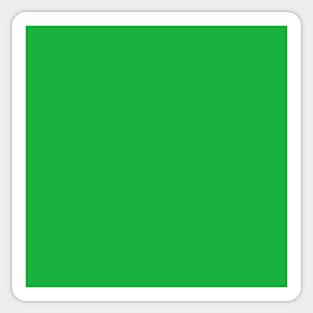 Single color - green Sticker